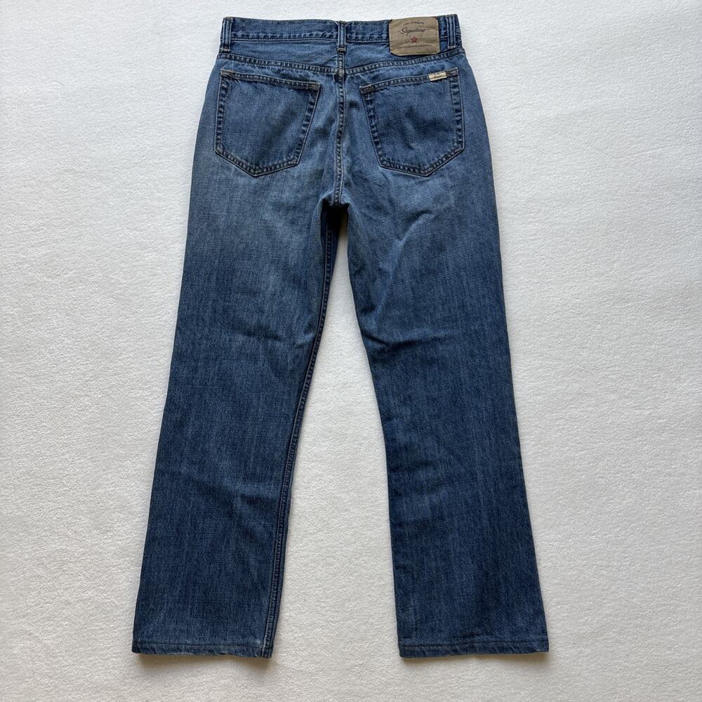 Levi Strauss‎ Signature Men 32x34 Jeans Regular Boot Cut 100% Cotton Western - Picture 10 of 13